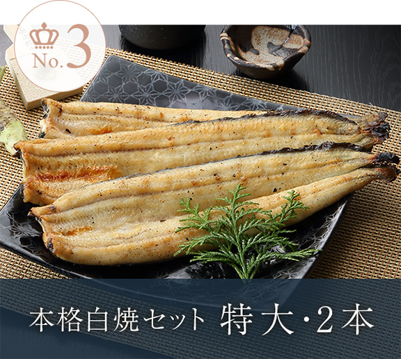 本格白焼セット　特大・2本